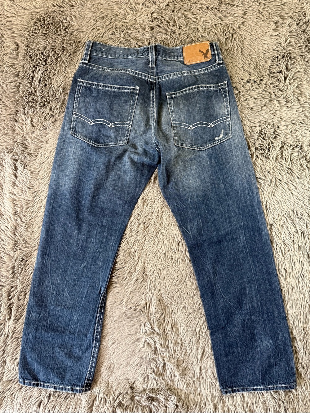 American Eagle Outfitters Distressed Straight Leg Jeans Men’s 30x30